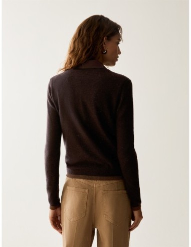 Maglia con micro-paillettes Penny Black – Testa di moro - foto 3