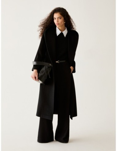 Maglia con colletto ricamato Penny Black – Nero - foto 6