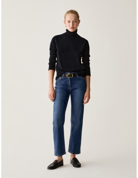 Dolcevita in blend di lana Penny Black – Nero - foto 5