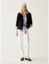 Maglia boxy fit in blend di lana Penny Black – Azzurro Maglia boxy fit in blend di lana Penny Black – Azzurro