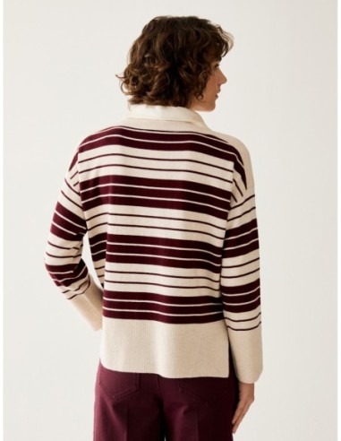 Maglia in blend di lana Penny Black – Bordeaux - foto 3