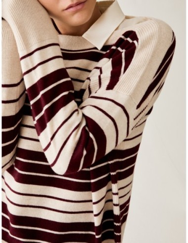 Maglia in blend di lana Penny Black – Bordeaux - foto 4