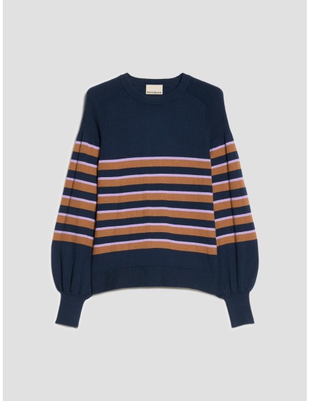 Maglia in cotone e cashmere Penny Black – Blu - foto 2