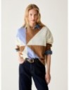 Maglia a intarsio in mohair blend Penny Black – Azzurro