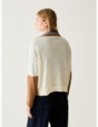 Maglia a intarsio in mohair blend Penny Black – Azzurro