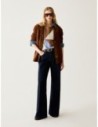 Maglia a intarsio in mohair blend Penny Black – Azzurro