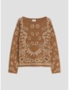 Maglia jacquard a motivi paisley Penny Black – Tabacco Maglia jacquard a motivi paisley Penny Black – Tabacco