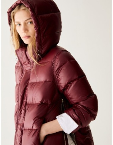 Piumino in nylon antigoccia Penny Black – Bordeaux - foto 4