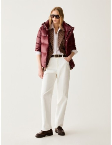 Piumino in nylon antigoccia Penny Black – Bordeaux - foto 5