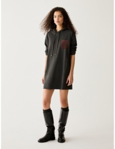 Abito in jersey a punto Milano Penny Black – Grigio melange - foto 1