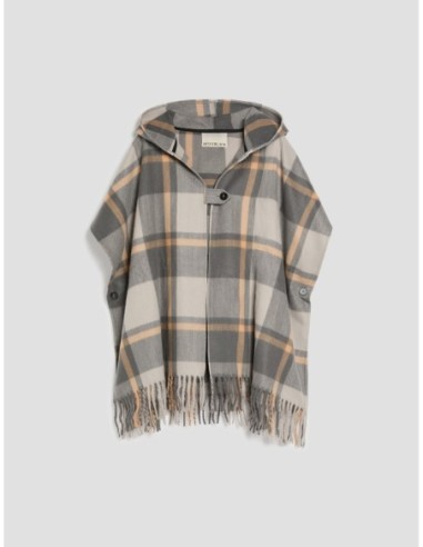 Cappa a disegno check Penny Black – Grigio - foto 2