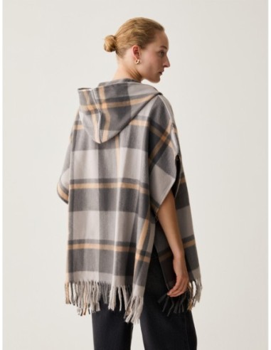 Cappa a disegno check Penny Black – Grigio - foto 3