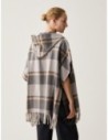 Cappa a disegno check Penny Black – Grigio