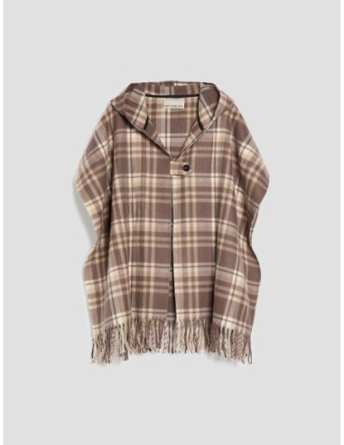 Cappa a disegno check Penny Black – Beige - foto 2