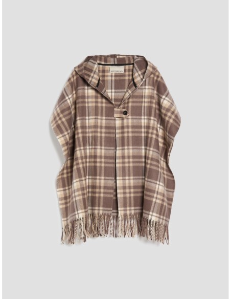 Cappa a disegno check Penny Black – Beige - foto 2