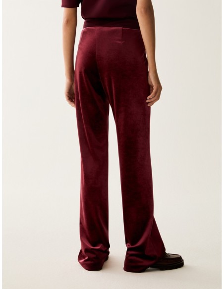 Pantaloni in jersey velluto Penny Black – Bordeaux - foto 3