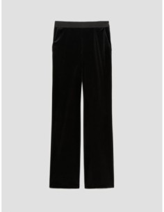 Pantaloni in jersey velluto Penny Black – Nero - foto 1 2