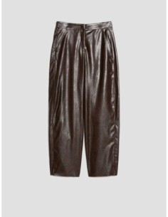 Pantaloni in jersey spalmato Penny Black – Testa di moro - foto 1 2