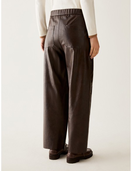 Pantaloni in jersey spalmato Penny Black – Testa di moro - foto 3