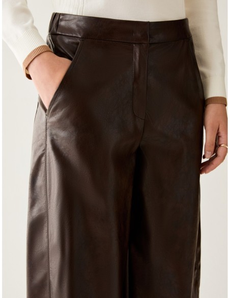 Pantaloni in jersey spalmato Penny Black – Testa di moro - foto 4