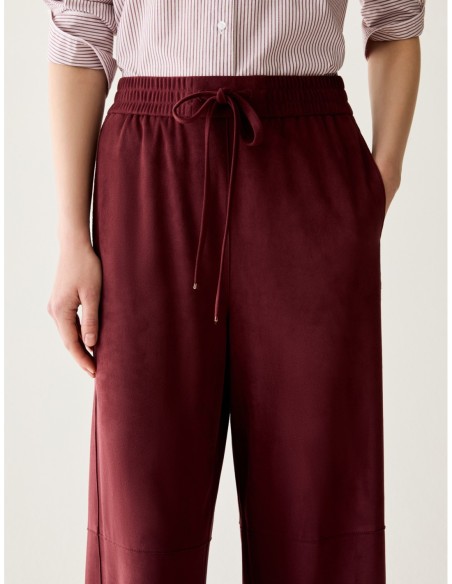 Pantaloni jogger in jersey Penny Black – Bordeaux - foto 4