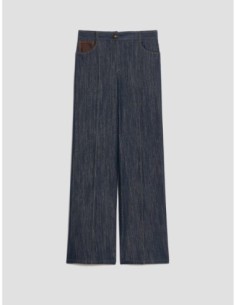 Jeans straight leg in jersey Penny Black – Blu notte - foto 1 2
