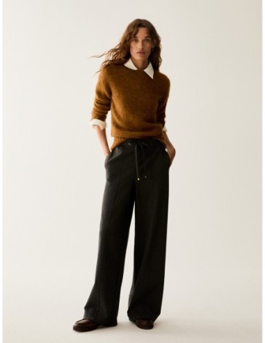Joggers in jersey a punto Milano Penny Black – Grigio melange - foto 1