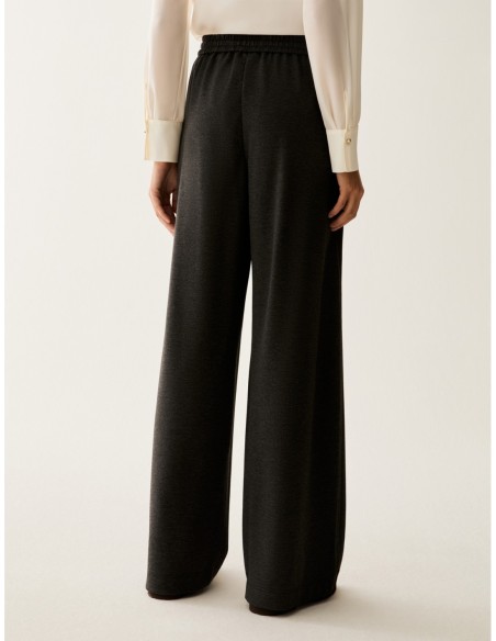 Joggers in jersey a punto Milano Penny Black – Grigio melange - foto 3