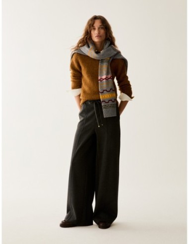 Joggers in jersey a punto Milano Penny Black – Grigio melange - foto 5