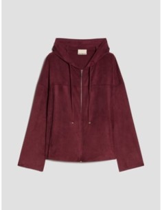 Giacca hoodie in jersey Penny Black – Bordeaux - foto 1 2