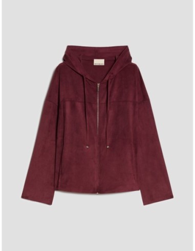 Giacca hoodie in jersey Penny Black – Bordeaux - foto 2