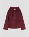 Giacca hoodie in jersey Penny Black – Bordeaux