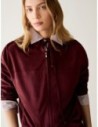Giacca hoodie in jersey Penny Black – Bordeaux