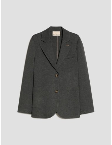 Blazer in jersey a punto Milano Penny Black – Grigio melange - foto 2