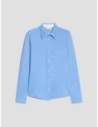 Camicia slim in jersey di cotone Penny Black – Azzurro