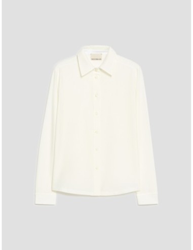 Camicia slim in jersey di cotone Penny Black – Panna - foto 2