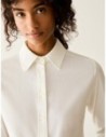 Camicia slim in jersey di cotone Penny Black – Panna Camicia slim in jersey di cotone Penny Black – Panna