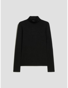 Dolcevita in jersey stretch Penny Black – Nero - foto 1 2