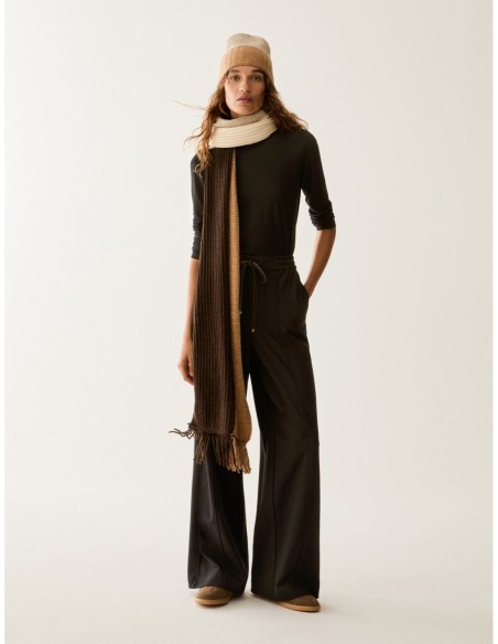 Dolcevita in jersey stretch Penny Black – Nero - foto 5