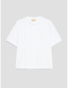 T-shirt boxy fit in cotone Penny Black – Bianco - foto 1 2