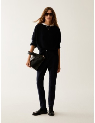 T-shirt boxy fit in cotone Penny Black – Bianco - foto 5