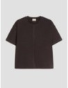 T-shirt boxy fit in cotone Penny Black – Testa di moro