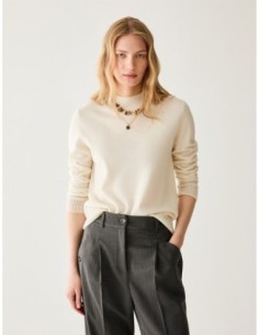 Lupetto in puro cashmere Penny Black – Bianco ottico - foto 1