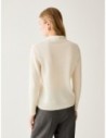 Lupetto in puro cashmere Penny Black – Bianco ottico