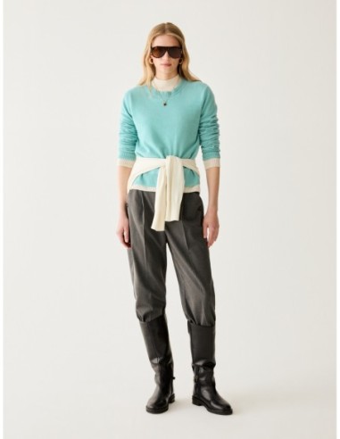 Maglia in puro cashmere Penny Black – Acquamarina - foto 5