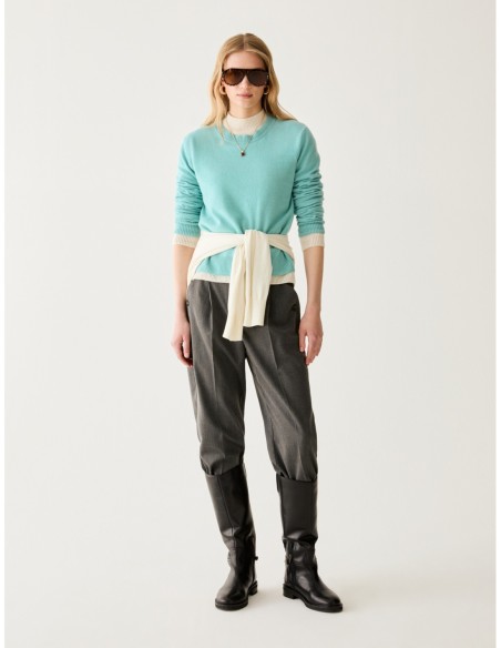 Maglia in puro cashmere Penny Black – Acquamarina - foto 5