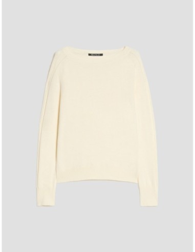 Maglia in cotone seta e cashmere Penny Black – Bianco ottico - foto 2