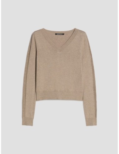 Maglia in cotone seta e cashmere Penny Black – Beige - foto 2