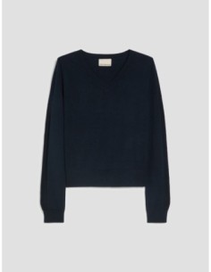 Maglia in cotone seta e cashmere Penny Black – Blu - foto 1 2