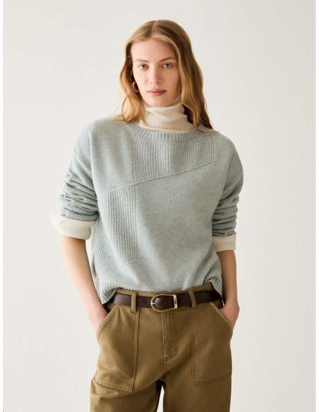 Maglia in pura lana Penny Black – Acquamarina - foto 1